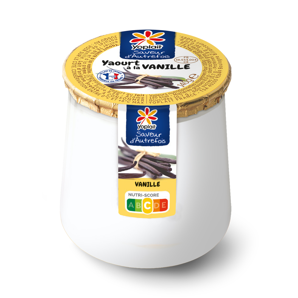 YAOURT ENTIER AROMATISE VANILLE 140G X6