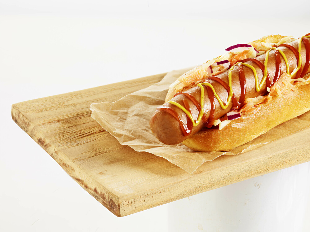 SAUCISSE de BOEUF pour HOT DOG 100g