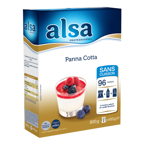 Panna cotta sans cuisson Alsa Professionnel