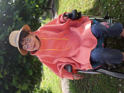 Sweat poncho col SNOOD