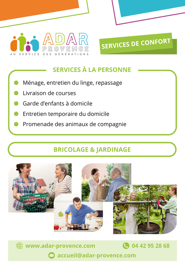 SERVICES DE CONFORT