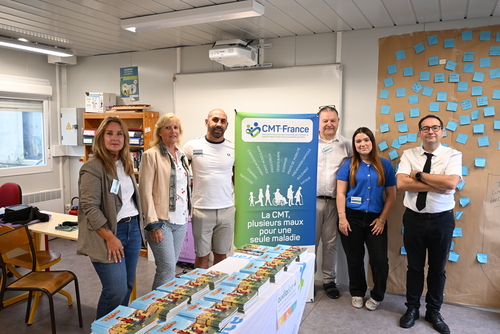 sensibilisation et inclusion scolaire TIMEO CMT-France au collège Lou-Vignares VEDENE (84) rentrée 2025