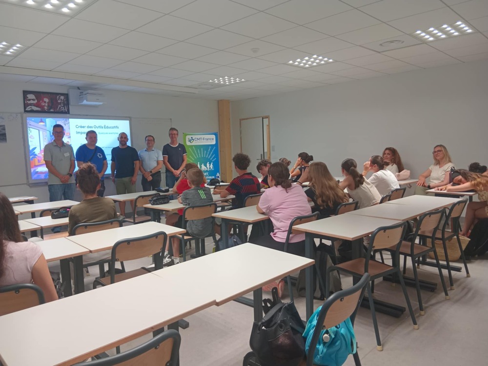 Intervention ERASMUS + CMT avec Benjamin et Cédric  ARNAUD 