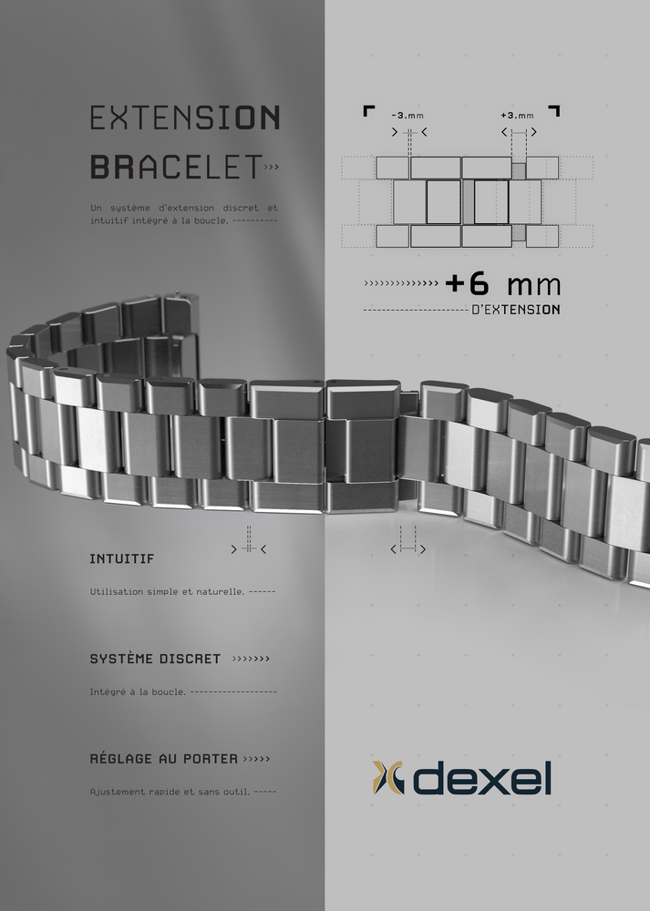 Extension bracelet inédite et intuitive