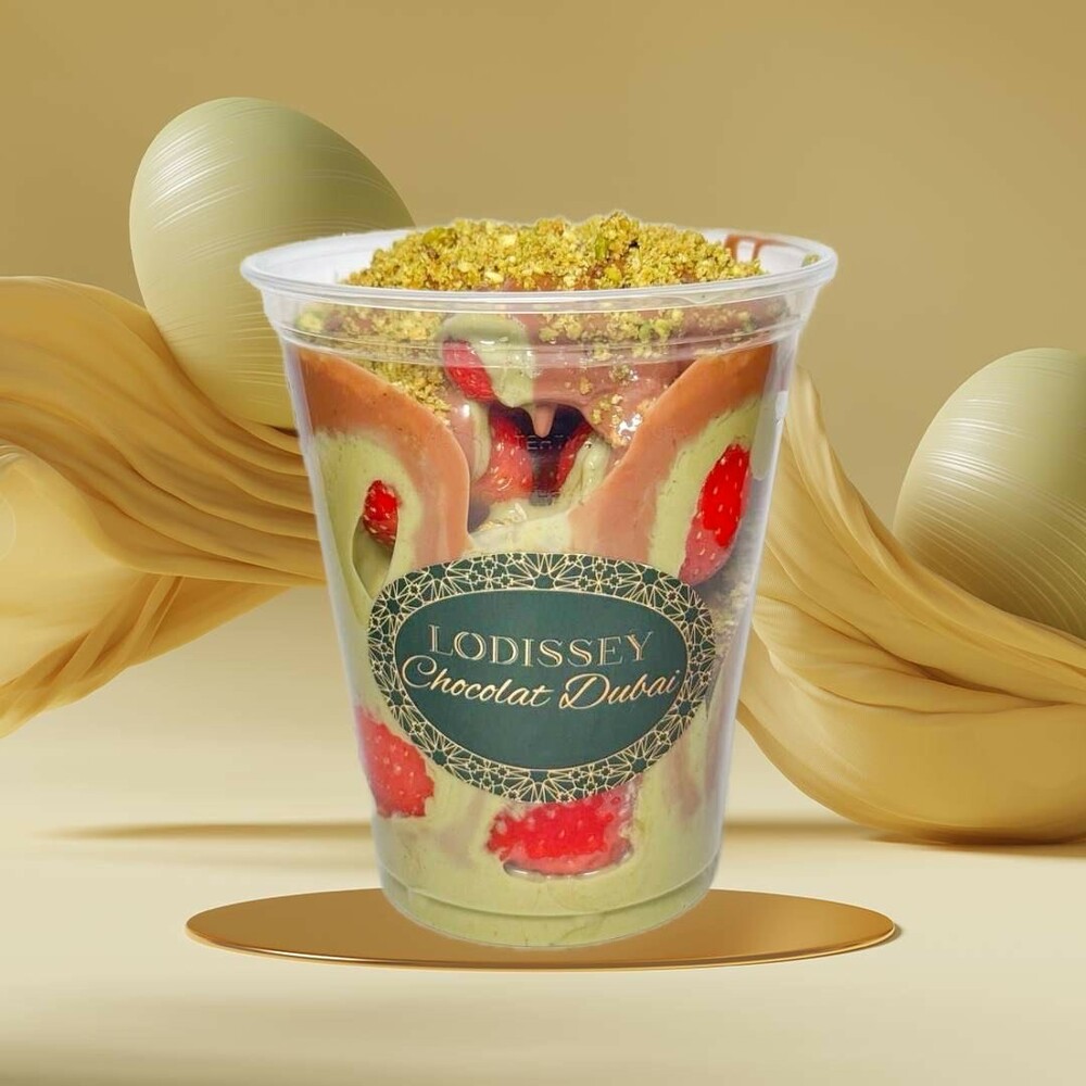Coupe de fraises façon Dubaï