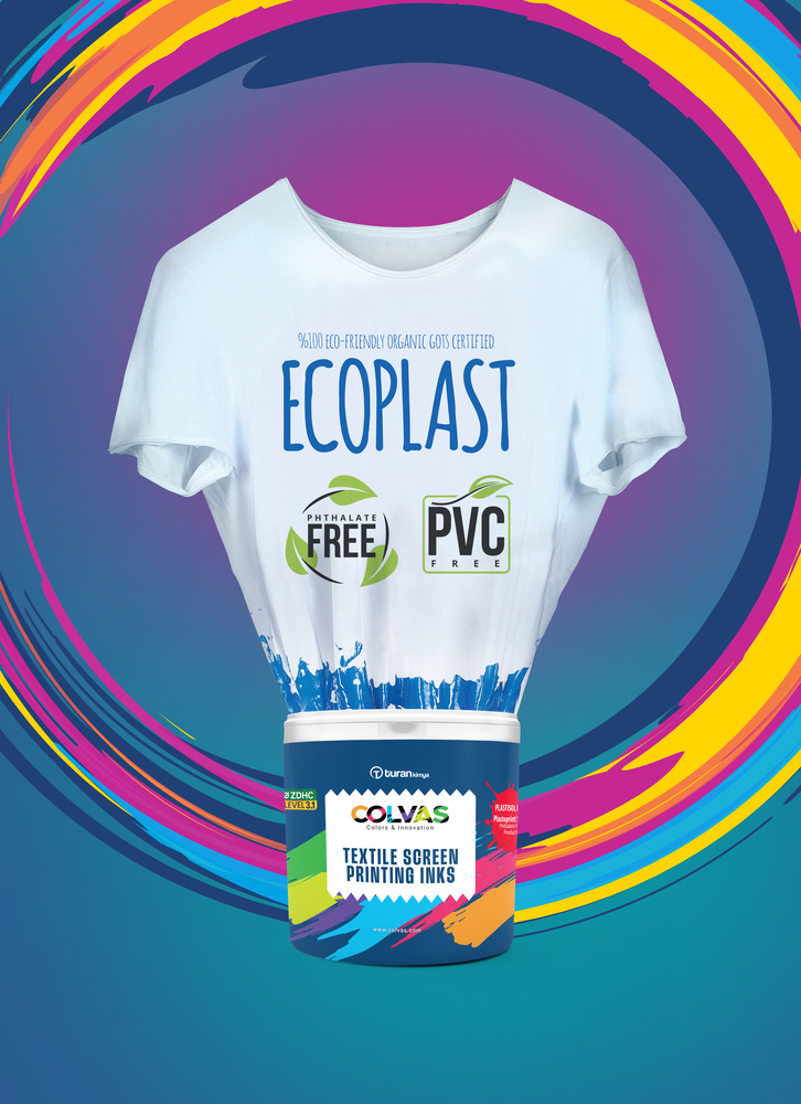 PVC AND PHTHALATE FREE PLASTISOL INKS