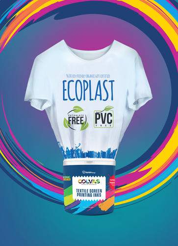 PVC AND PHTHALATE FREE PLASTISOL INKS