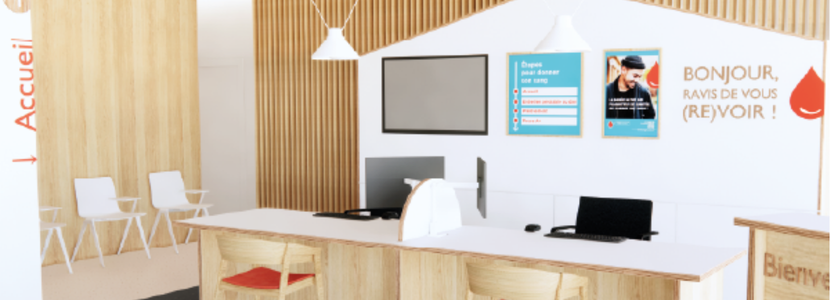 EFS : LES « MAISONS DU DON » SE RÉINVENTENT GRÂCE À LANDOR