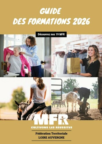Récap Formations MFR Loire Auvergne
