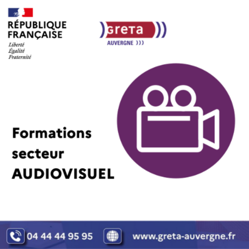 Formations secteur audiovisuel