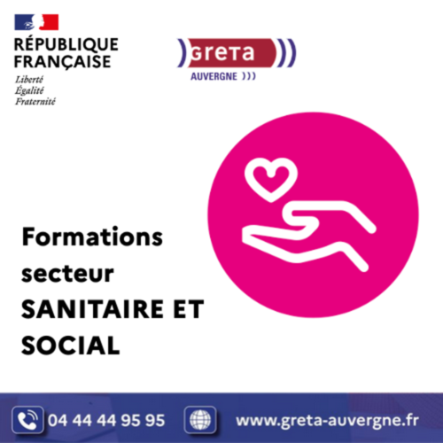 Formations secteurs sanitaire et social
