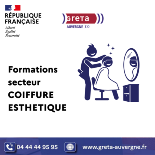 Formations secteurs coiffure et esthétique