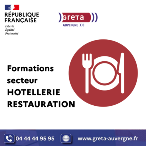 Formations secteur hôtellerie restauration
