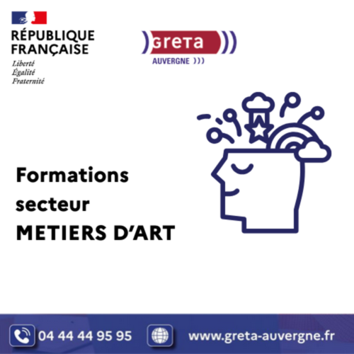 Formations secteur métiers d'art