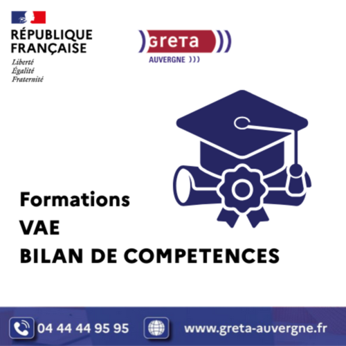Formations VAE et bilan de compétences