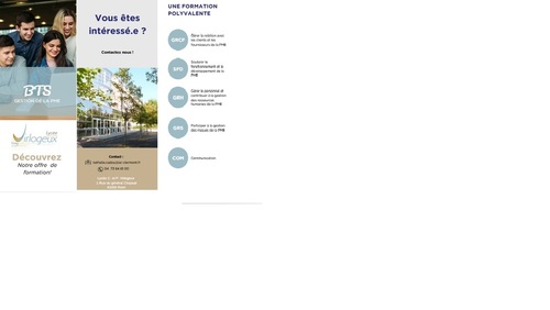 BTS GESTION DE LA PME EN SCOLAIRE