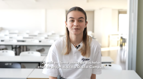 Le bachelor Chef de projet digital avec Lily - Digital Campus
