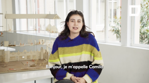 Camila, jeune diplômée d'Architecture d'Intérieur et Design à LISAA à LISAA