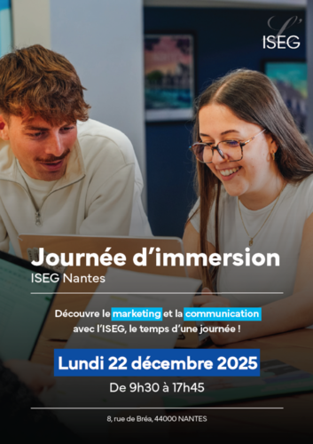 Journée d'immersion - lundi 22 décembre 2025 de 9h45 à 17h45