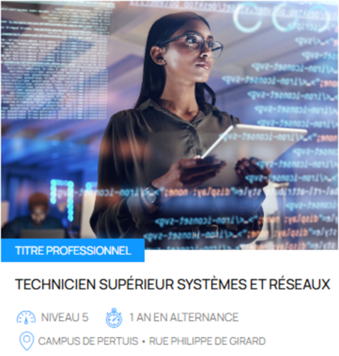 TITRE PROFESSIONNEL Technicien supérieur systèmes et réseaux