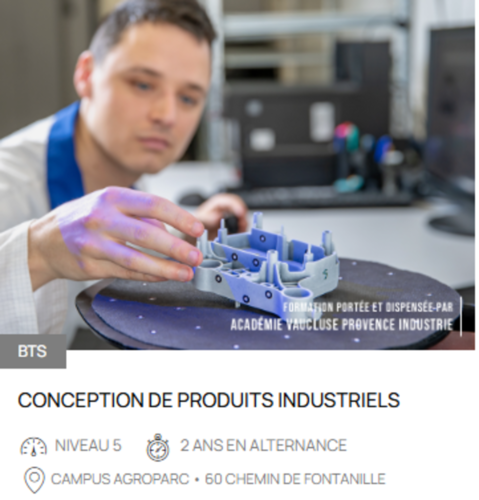 BTS Conception de produits industriels
