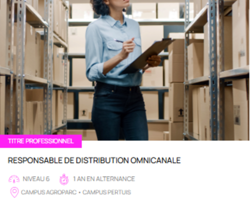 TITRE PROFESSIONNEL Responsable de distribution omnicanale