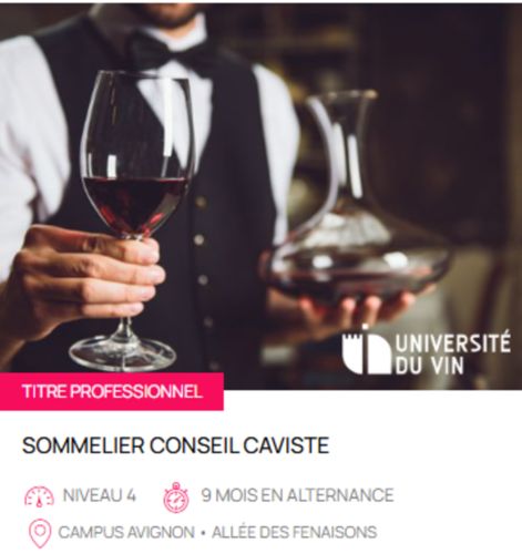 TITRE PROFESSIONNEL Sommelier Conseil Caviste