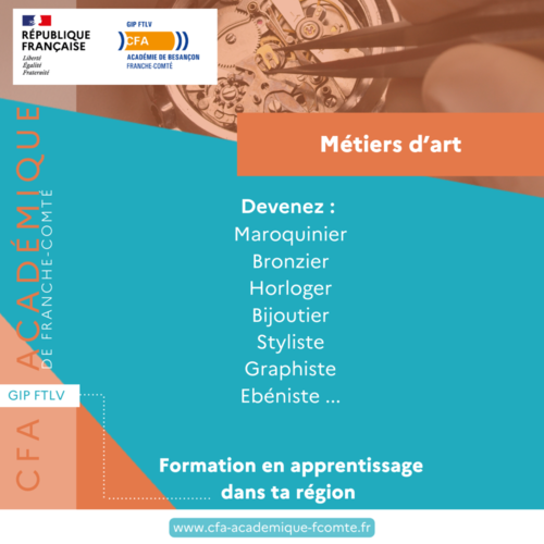 Formation METIERS D'ART