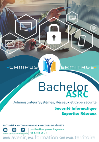 Bachelor Administrateur Systèmes, Réseaux et Cybersécurité