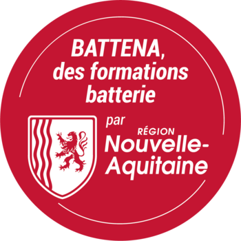 BATTENA des formations batterie par Région Nouvelle-Aquitaine