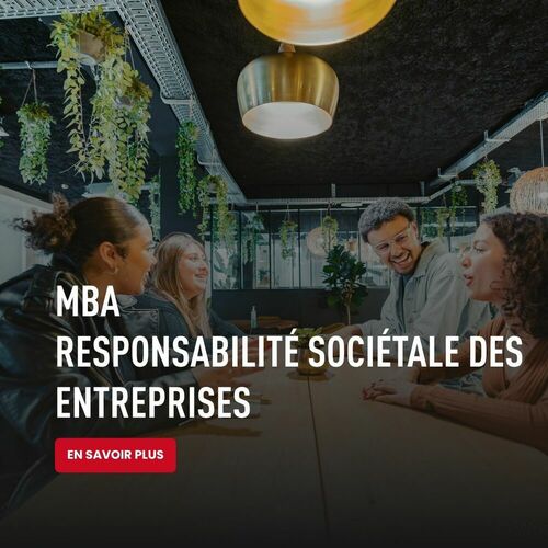  MBA Responsabilité Sociétale des Entreprises