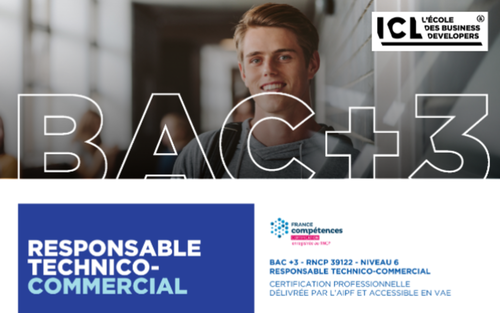 Bac+3 - Bachelor Responsable Technico-Commercial
