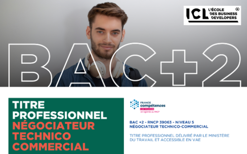 Bac+2 - Negociateur Technico-Commercial