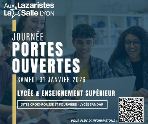 Journée Portes Ouvertes le samedi 31 Janvier 10h00/16h00