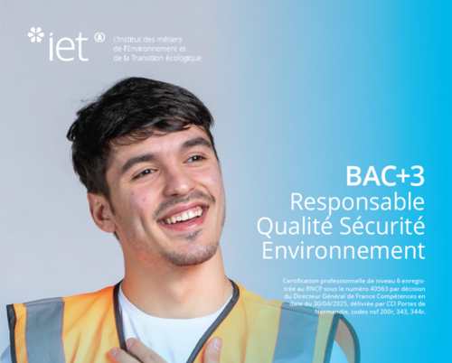 BAC+3 Responsable Qualité Sécurité Environnement