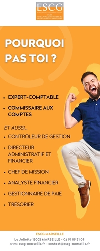 l'ESCG MARSEILLE VOUS PROPOSE UNE FORMATION  100% EN ALTERNANCE  dès la 1ère année