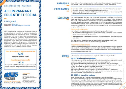 Notre offre de formation