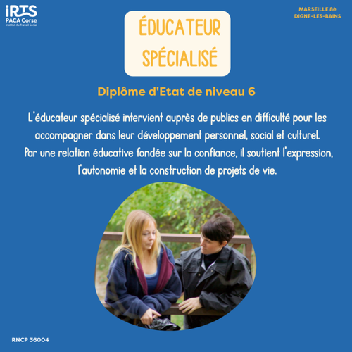 Niveau 6 / Formation Diplôme d'Etat Educateur Spécialisé