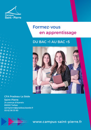Formez-vous en apprentissage - Campus Saint-Pierre