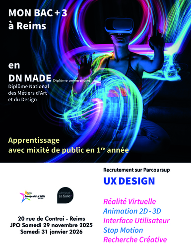 DNMADE Diplôme National des Métiers d'Art et du Design 