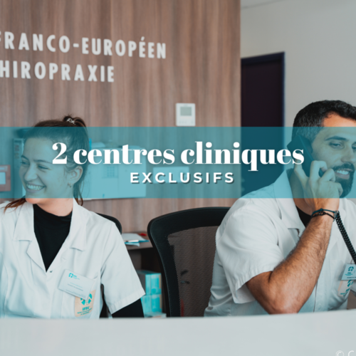 2 centres cliniques exclusifs