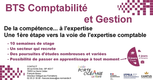 BTS Comptabilité et Gestion