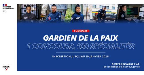 Policier gardien de la paix femme/homme