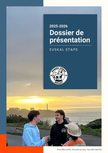 Dossier de présentation de l'association