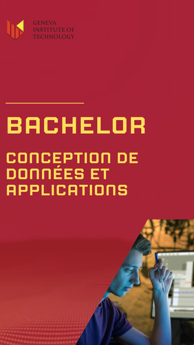 Bachelor ( bac+3 ) Conception de données et applications 180 crédits ECTS