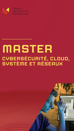 Master ( bac+5 ) Cybersécurité, Cloud, Système et Réseaux 120 crédits ECTS  
