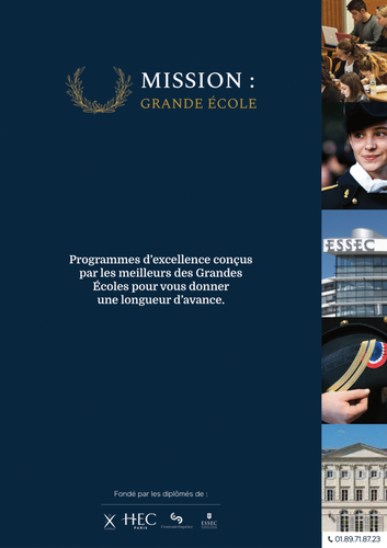 Découvrez nos Programmes d'Excellence 