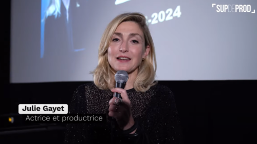 Cérémonie de remise des diplômes SUPDEPROD avec l'actrice Julie Gayet !