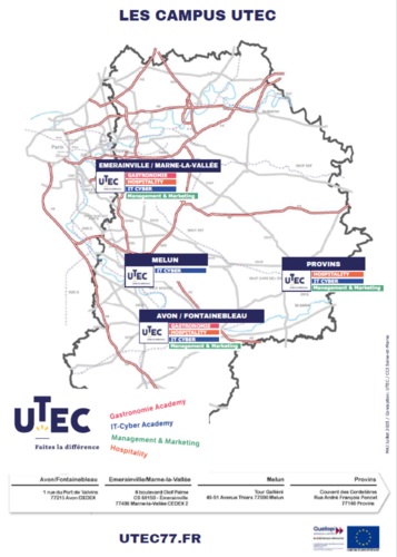 Les campus UTEC