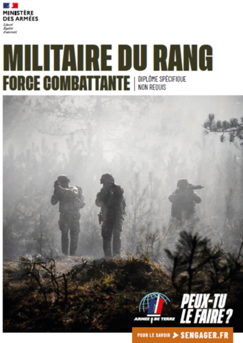 Militaire du rang - force combattante